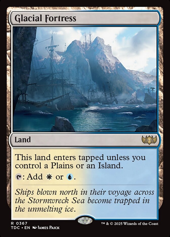 Glacial Fortress (367) - Tarkir: Dragonstorm Commander (TDC)