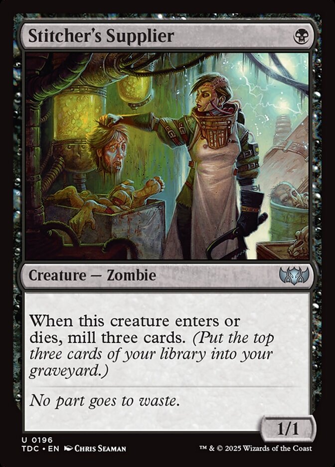 Stitcher's Supplier (196) - Tarkir: Dragonstorm Commander (TDC)