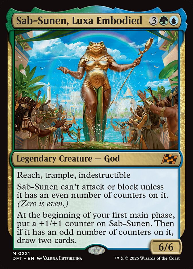 Sab-Sunen, Luxa Embodied (221) - Aetherdrift (DFT)