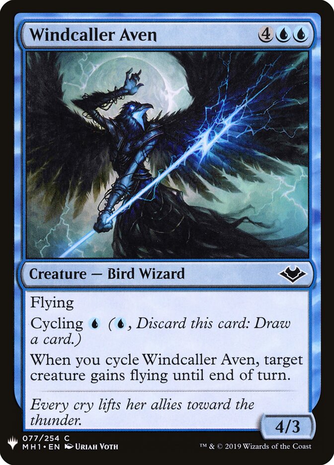 Windcaller Aven (MH1-77) - The List (PLST)