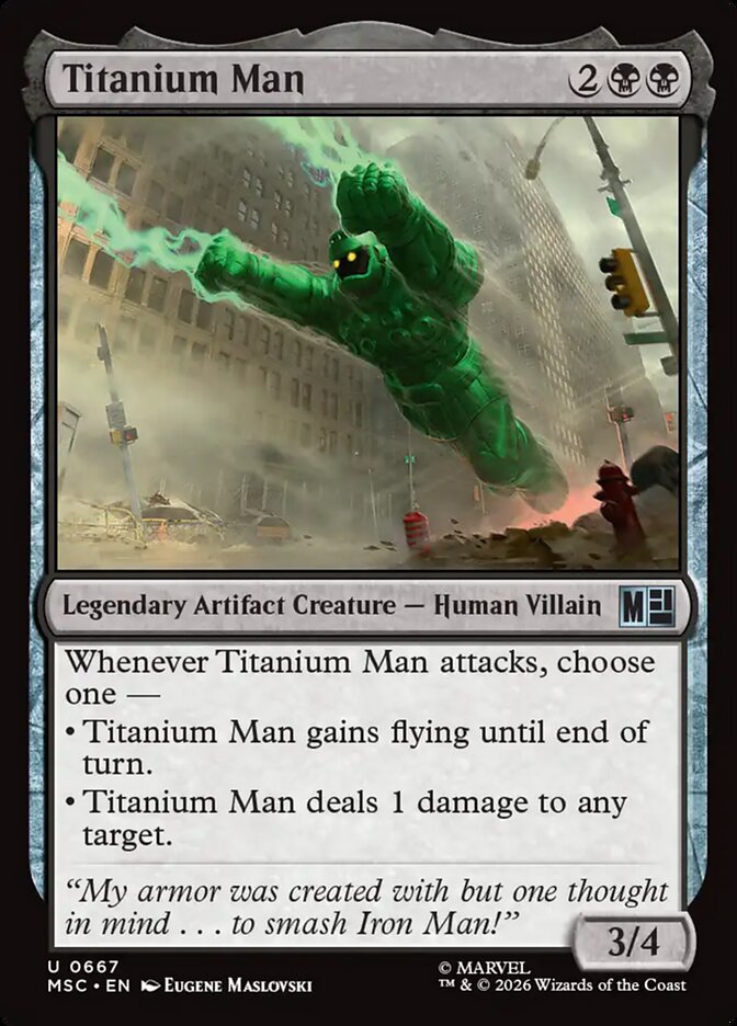 Titanium Man (667) - Marvel Super Heroes Commander (MSC)