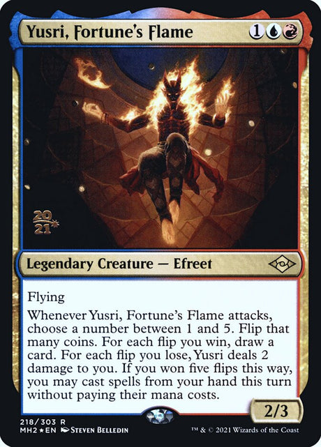Yusri, Fortune's Flame (218s) - Modern Horizons 2 Promos (PMH2)