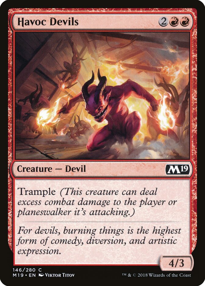 Havoc Devils (146) - Core Set 2019 (M19)