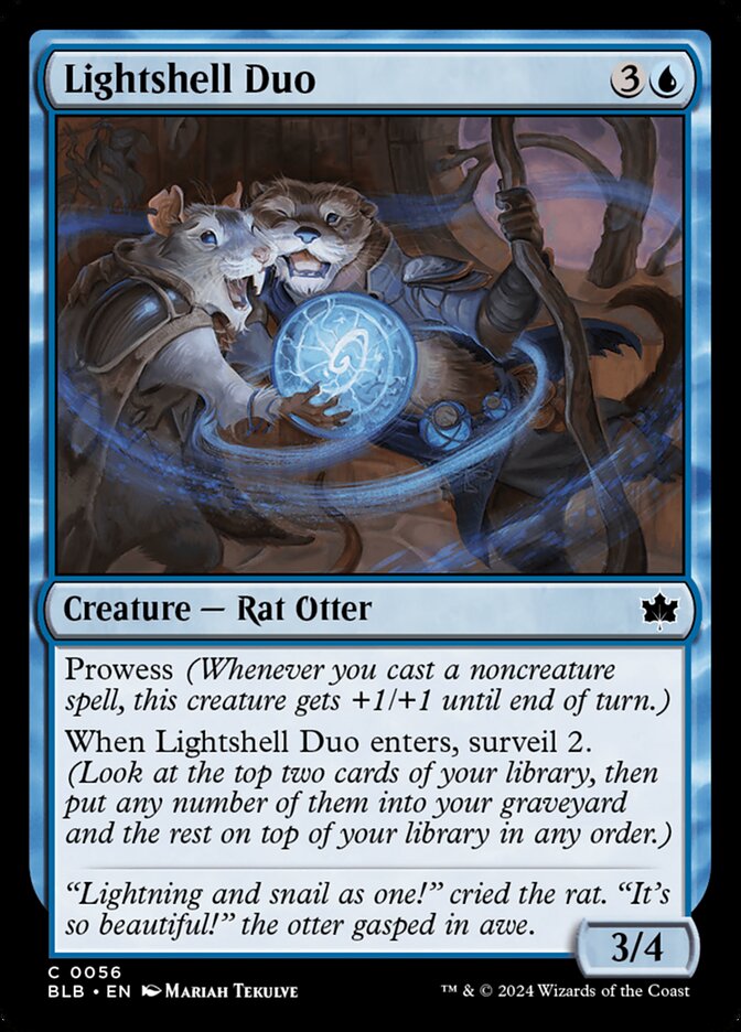 Lightshell Duo - [Foil] Bloomburrow (BLB)