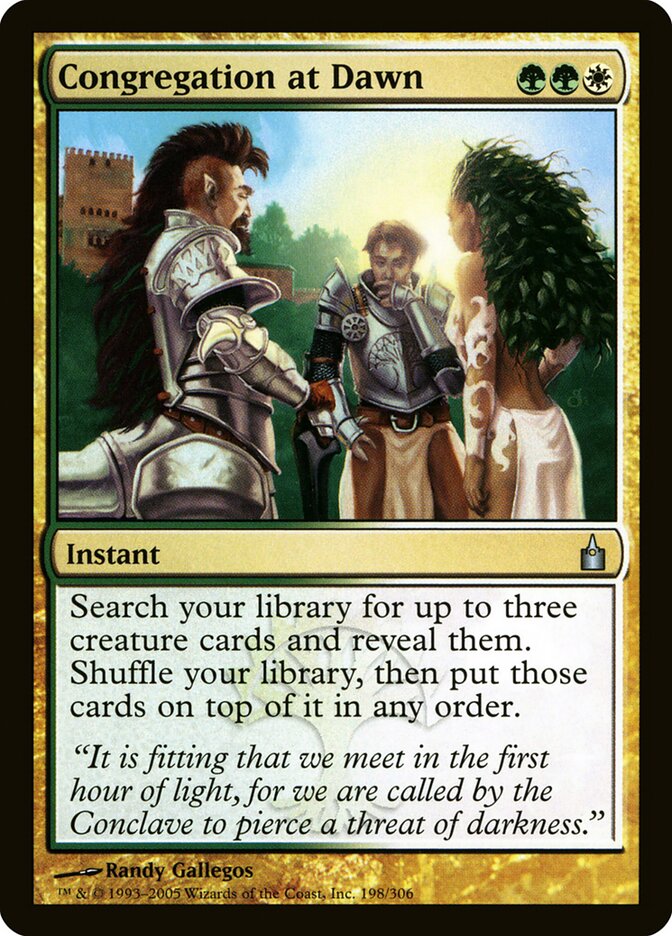 Congregation at Dawn (198) - Ravnica: City of Guilds (RAV)