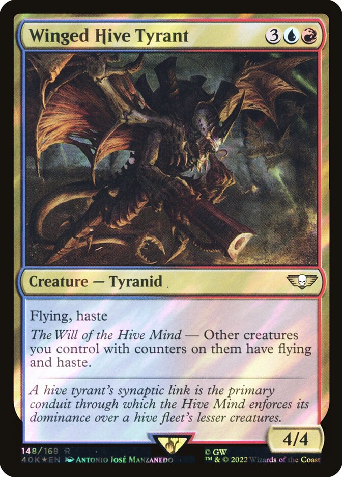 Winged Hive Tyrant (148★) - Warhammer 40,000 Commander (40K)