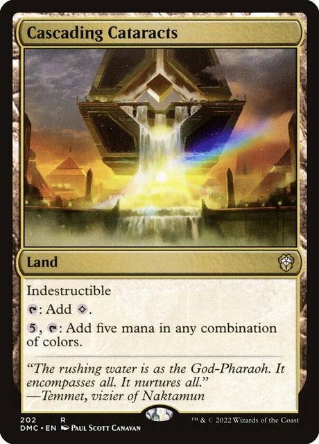 Cascading Cataracts (202) - Dominaria United Commander (DMC)