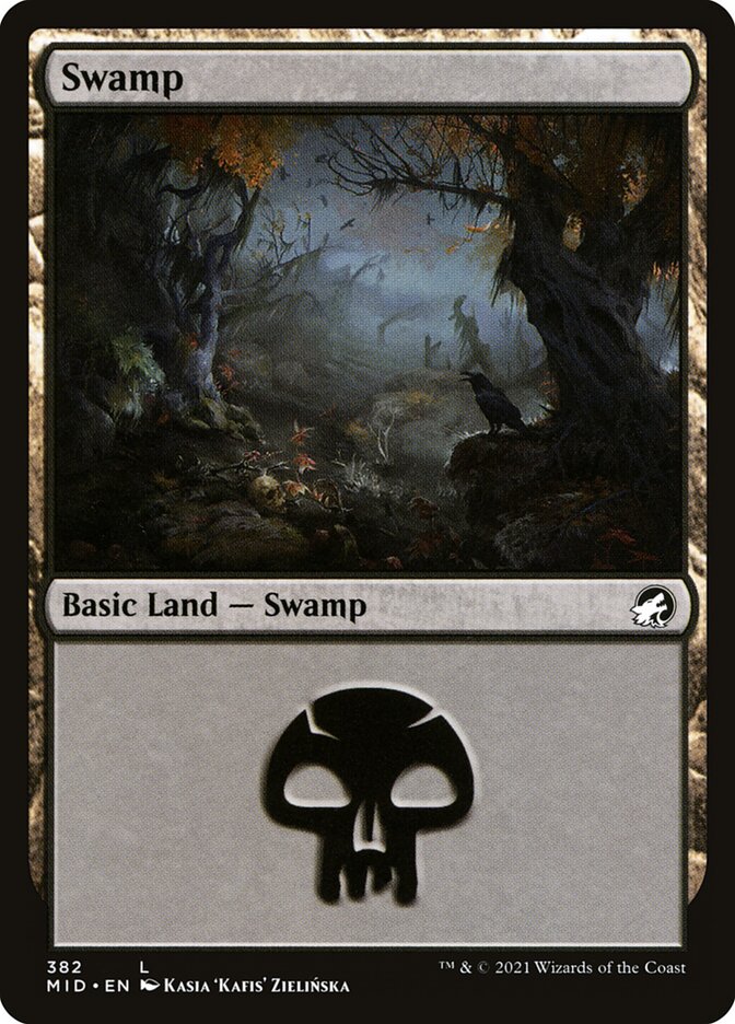 Swamp (382) - Innistrad: Midnight Hunt (MID)