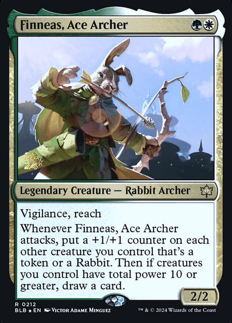 Finneas, Ace Archer (212s) - Bloomburrow Promos (PBLB)