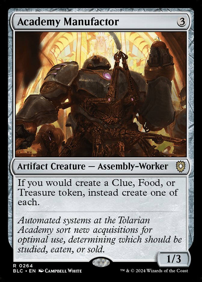 Academy Manufactor (264) - Bloomburrow Commander (BLC)