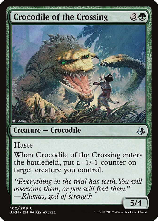 Crocodile of the Crossing (162) - Amonkhet (AKH)