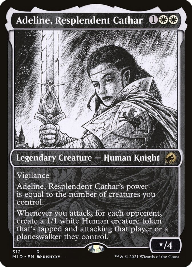 Adeline, Resplendent Cathar (312) - Innistrad: Midnight Hunt (MID)