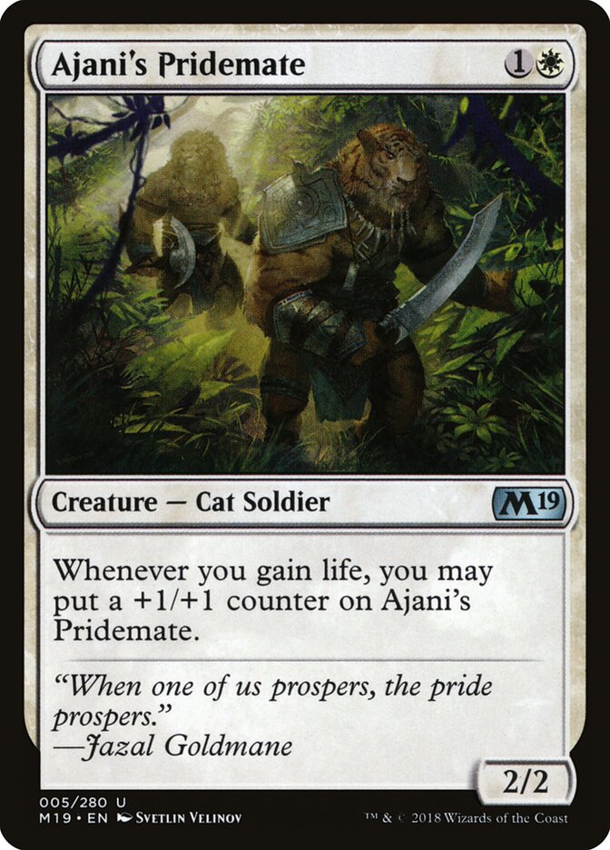 Ajani's Pridemate (5) - Core Set 2019 (M19)