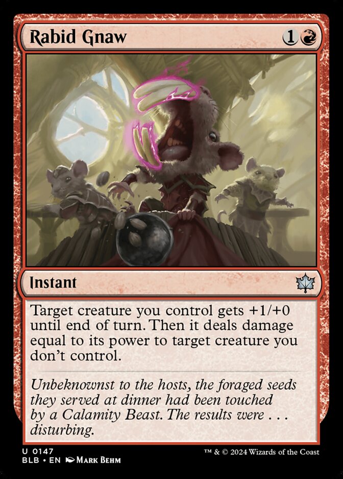 Rabid Gnaw (147) - Bloomburrow (BLB)