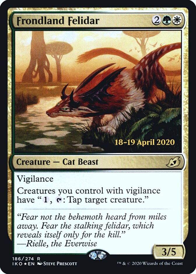 Frondland Felidar (186s) - Ikoria: Lair of Behemoths Promos (PIKO)