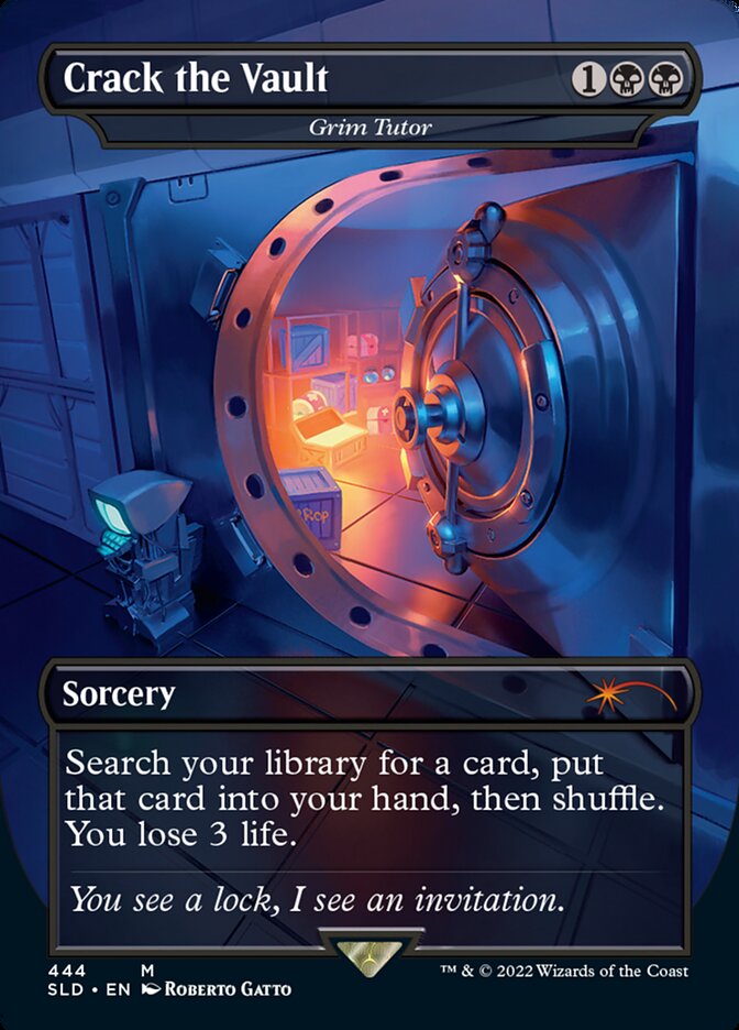 Crack the Vault - Grim Tutor (444) - Secret Lair Drop (SLD)