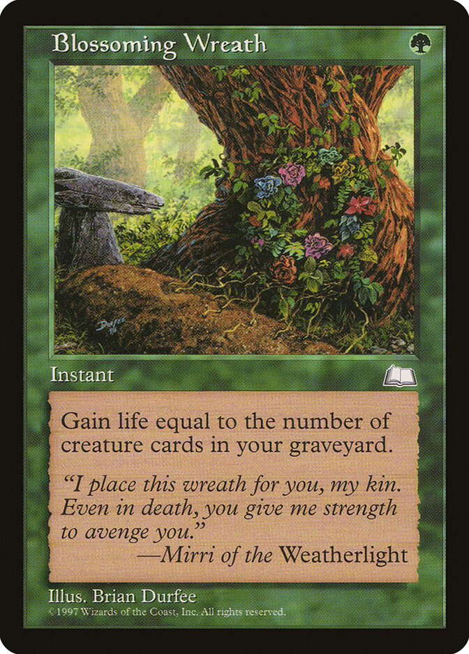 Blossoming Wreath (120) - Weatherlight (WTH)
