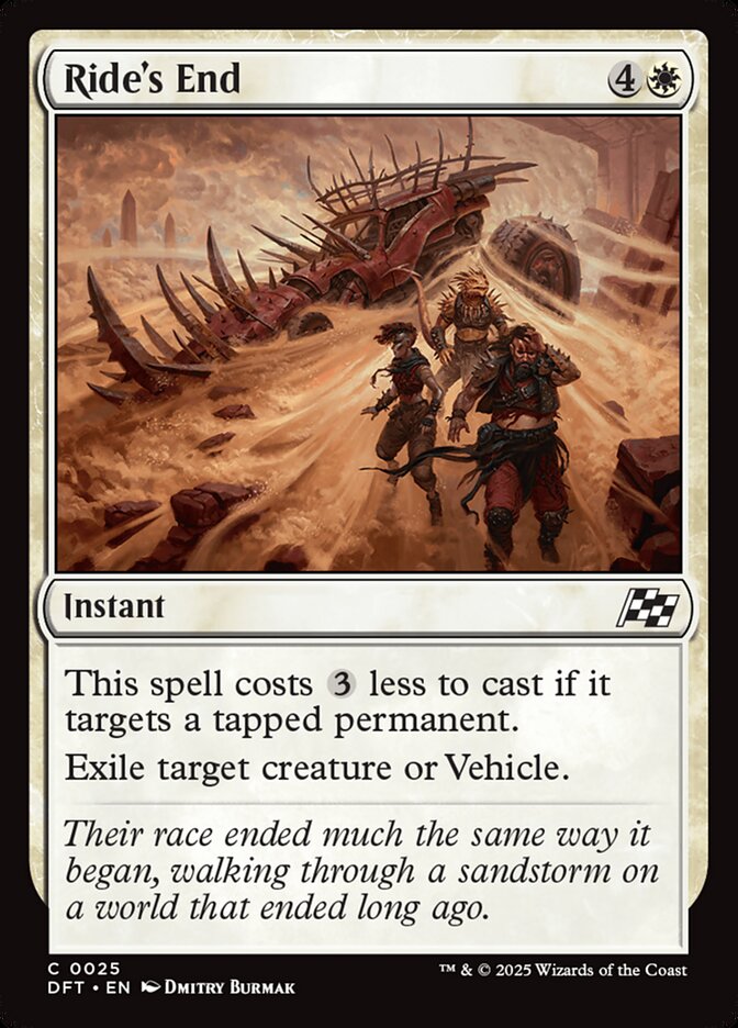 Ride's End - [Foil] Aetherdrift (DFT)