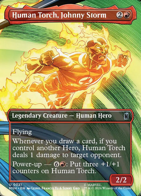 Human Torch, Johnny Storm (321) - Marvel Super Heroes (MSH)