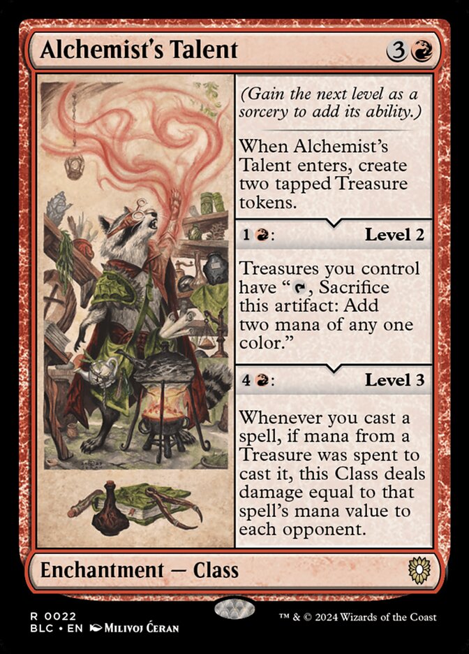 Alchemist's Talent (22) - Bloomburrow Commander (BLC)