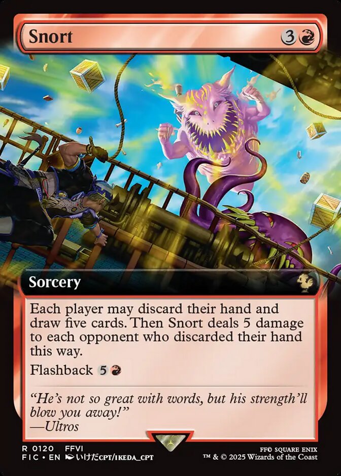 Snort (120) - [Extended Art] Final Fantasy Commander (FIC)