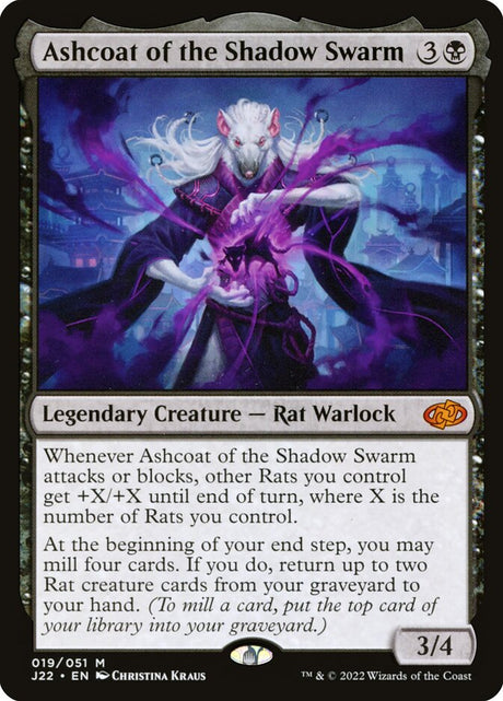 Ashcoat of the Shadow Swarm (19) - Jumpstart 2022 (J22)
