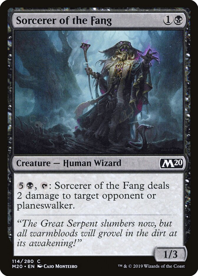 Sorcerer of the Fang (114) - Core Set 2020 (M20)
