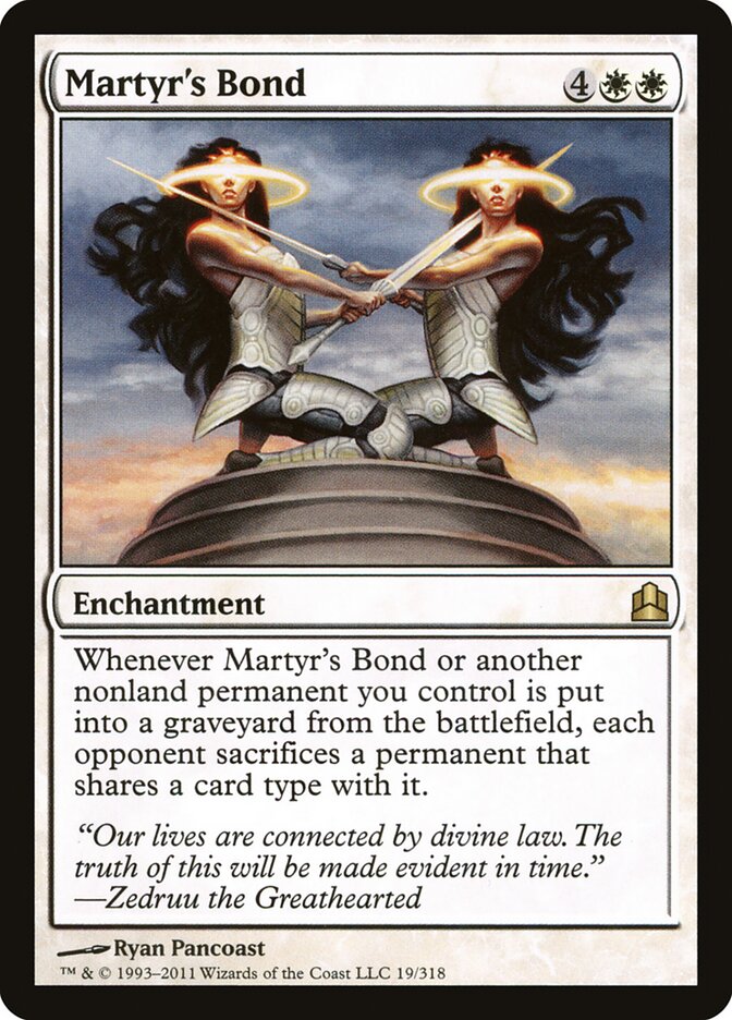 Martyr's Bond (19) - Commander 2011 (CMD)
