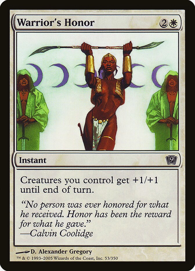 Warrior's Honor (53) - Ninth Edition (9ED)