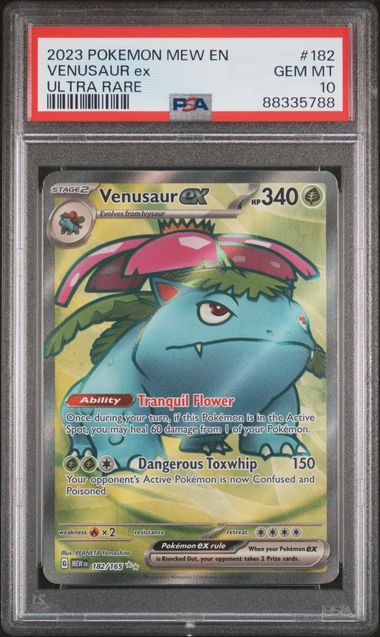 Venusaur ex #182 - [Graded PSA 10] SV: Scarlet & Violet 151 (MEW)
