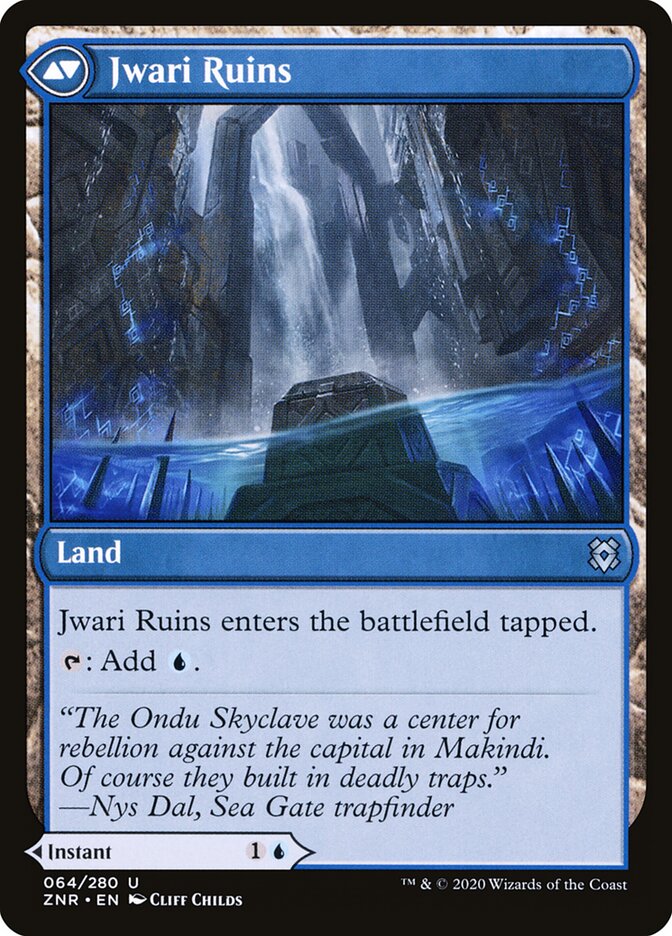 Jwari Disruption // Jwari Ruins (64) - Zendikar Rising (ZNR)