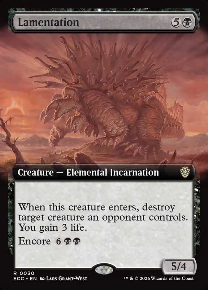 Lamentation (30) - Lorwyn Eclipsed Commander (ECC)