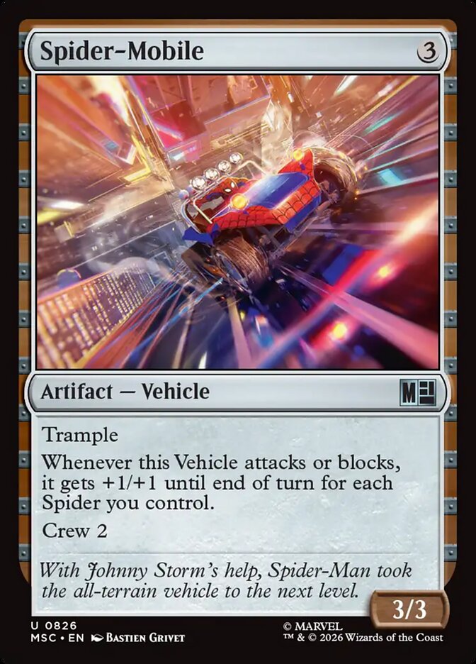 Spider-Mobile (826) - Marvel Super Heroes Commander (MSC)