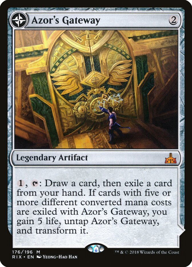 Azor's Gateway // Sanctum of the Sun (176) - Rivals of Ixalan (RIX)