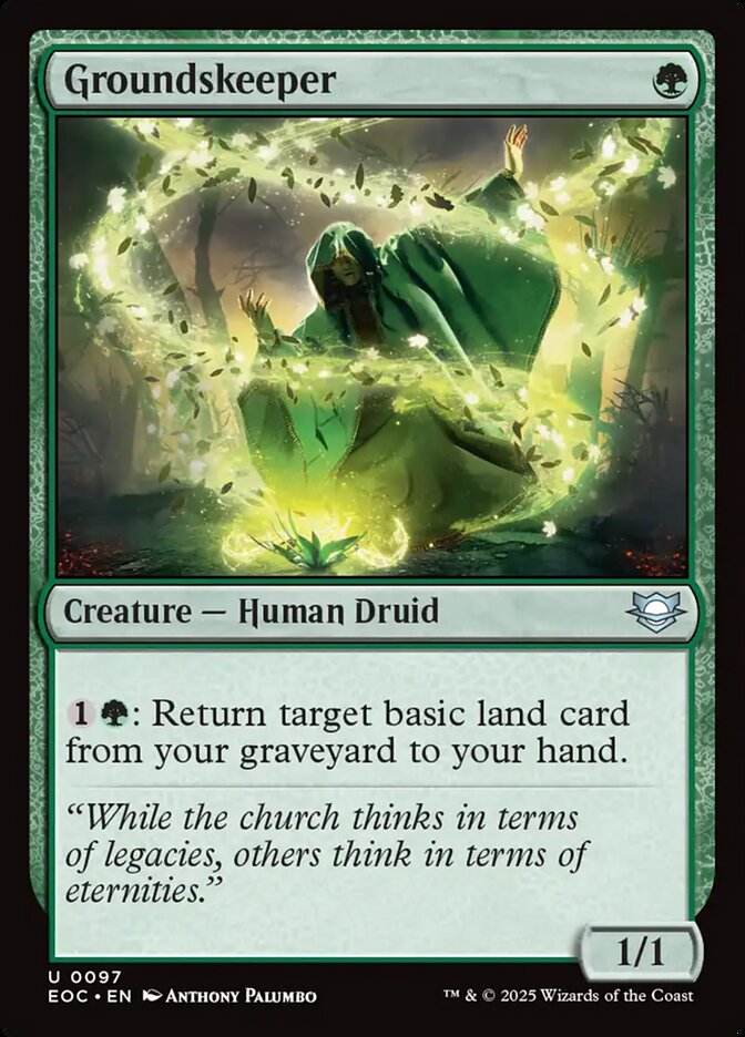 Groundskeeper (97) - Edge of Eternities Commander (EOC)