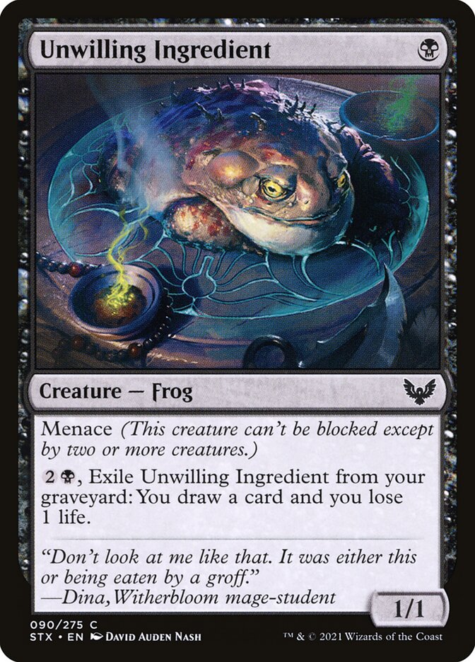 Unwilling Ingredient (90) - Strixhaven: School of Mages (STX)