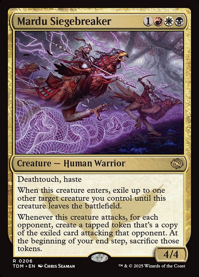 Mardu Siegebreaker (206) - Tarkir: Dragonstorm (TDM)