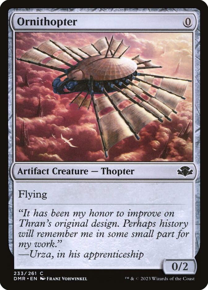 Ornithopter (233) - Dominaria Remastered (DMR)