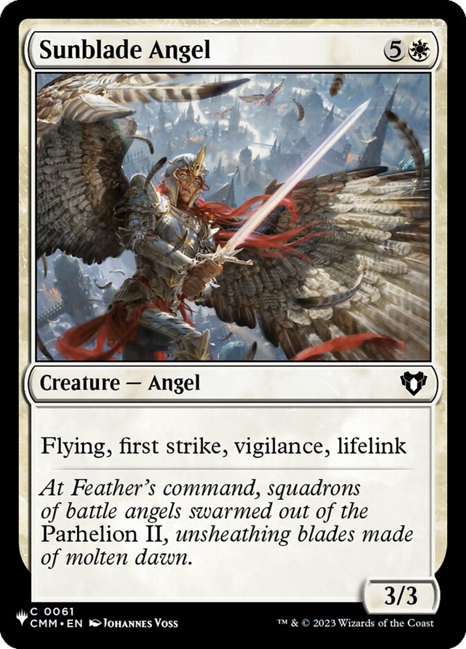 Sunblade Angel (CMM-61) - The List (PLST)