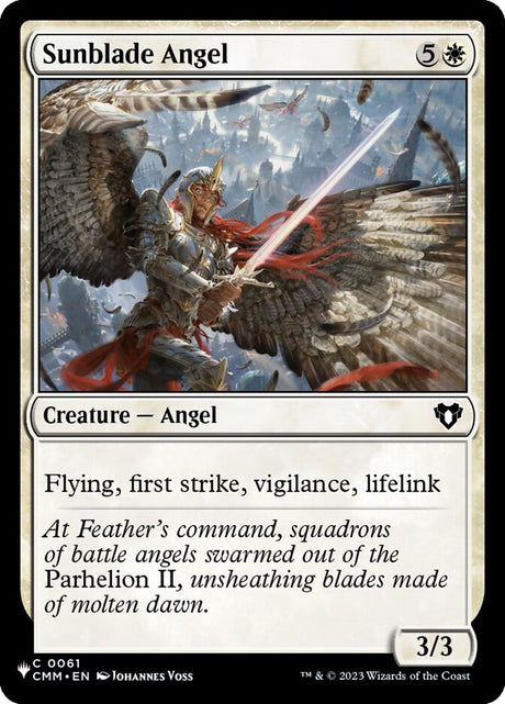 Sunblade Angel (CMM-61) - The List (PLST)
