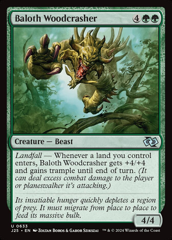Baloth Woodcrasher (633) - Foundations Jumpstart (J25)