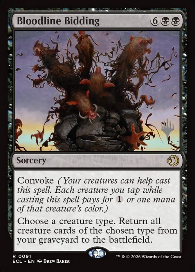 Bloodline Bidding (91p) - Lorwyn Eclipsed Promos (PECL)