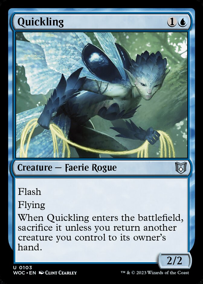 Quickling (103) - Wilds of Eldraine Commander (WOC)