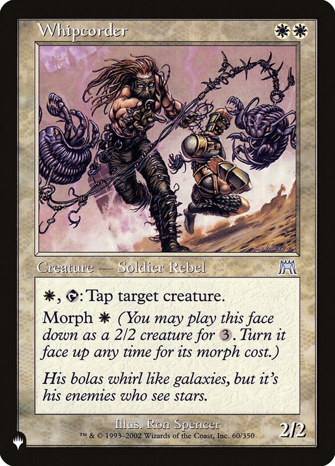 Whipcorder (ONS-60) - The List (PLST)