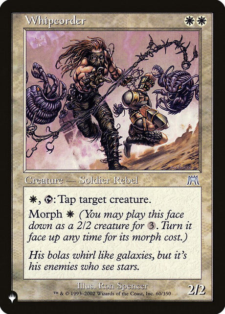 Whipcorder (ONS-60) - The List (PLST)