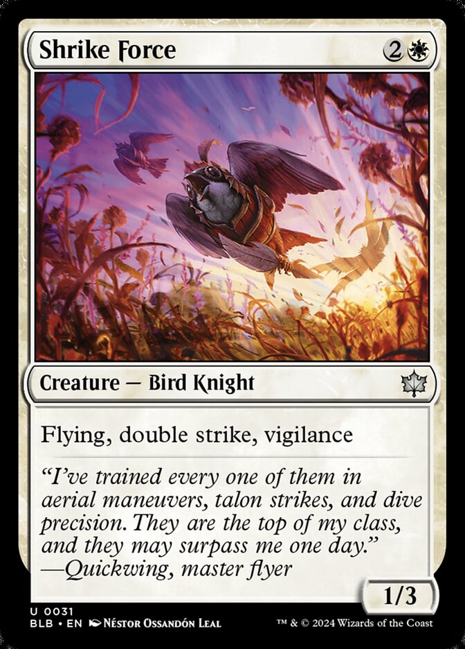 Shrike Force (31) - Bloomburrow (BLB)