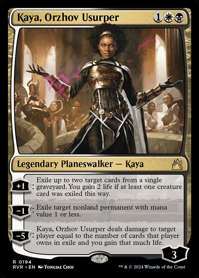 Kaya, Orzhov Usurper (194) - Ravnica Remastered (RVR)