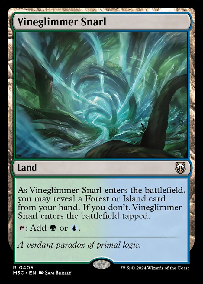 Vineglimmer Snarl - Modern Horizons 3 Commander (M3C)