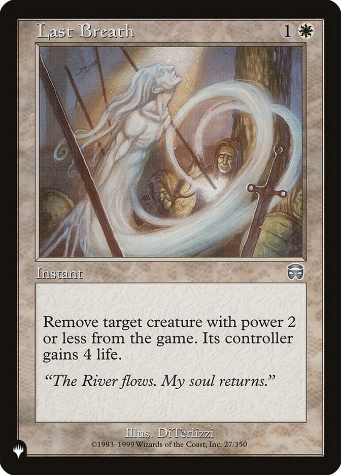 Last Breath (MMQ-27) - The List (PLST)