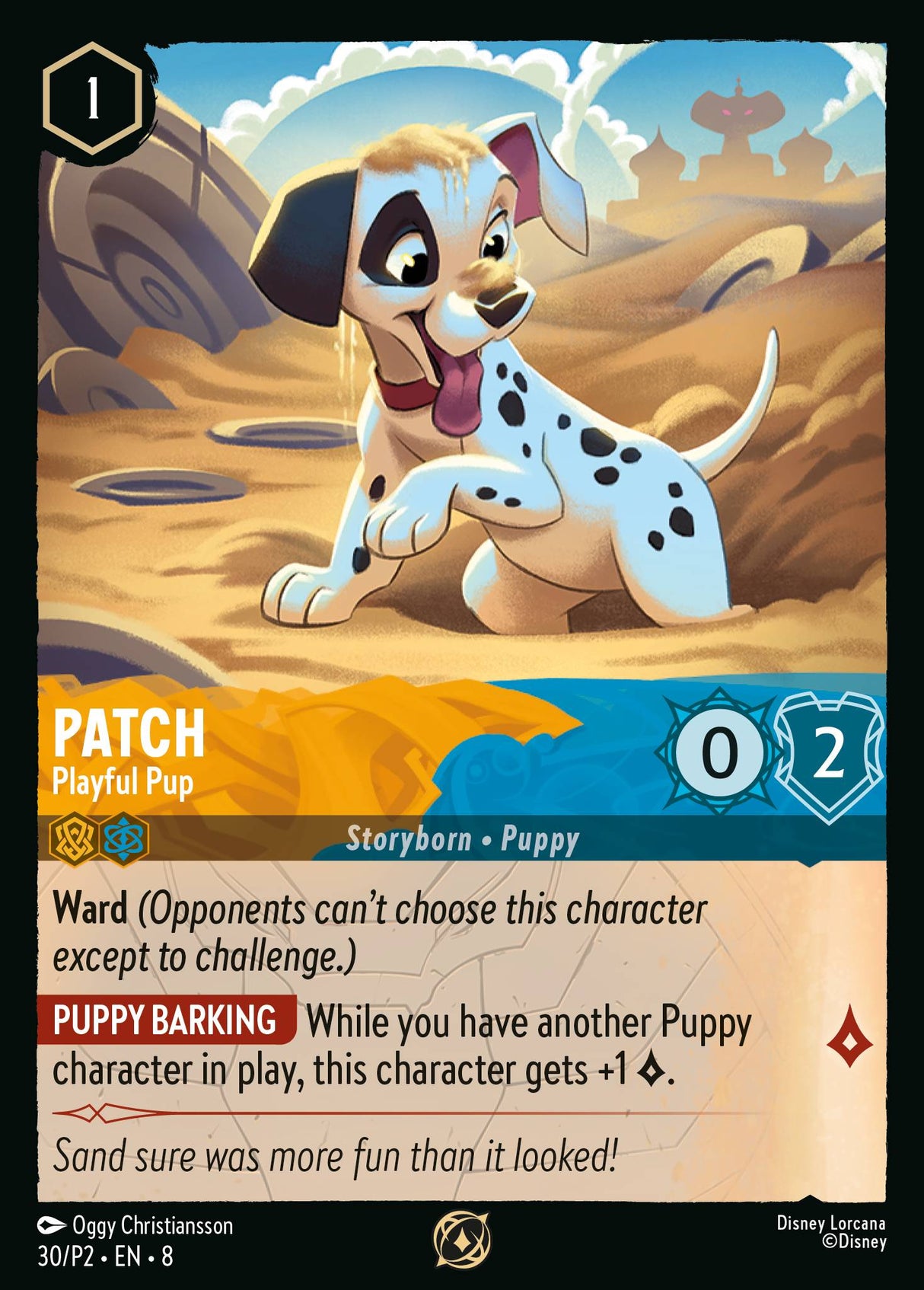 Patch - Playful Pup - [Foil] Reign of Jafar (8)